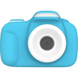 Aparat foto pentru copii myFirst Camera 3 16MP albastru cu husă și set de accesorii