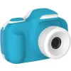 Aparat foto pentru copii myFirst Camera 3 16MP albastru cu husă și set de accesorii