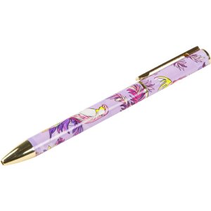 Goldbuch lieblingsSTIFT Insignia Metall Kugelschreiber floral gold lila pink