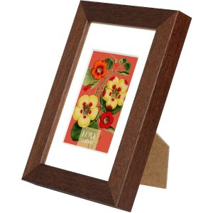 Goldbuch Bilderrahmen Rustiq braun 10x15 cm mit Passepartout 7x10 cm