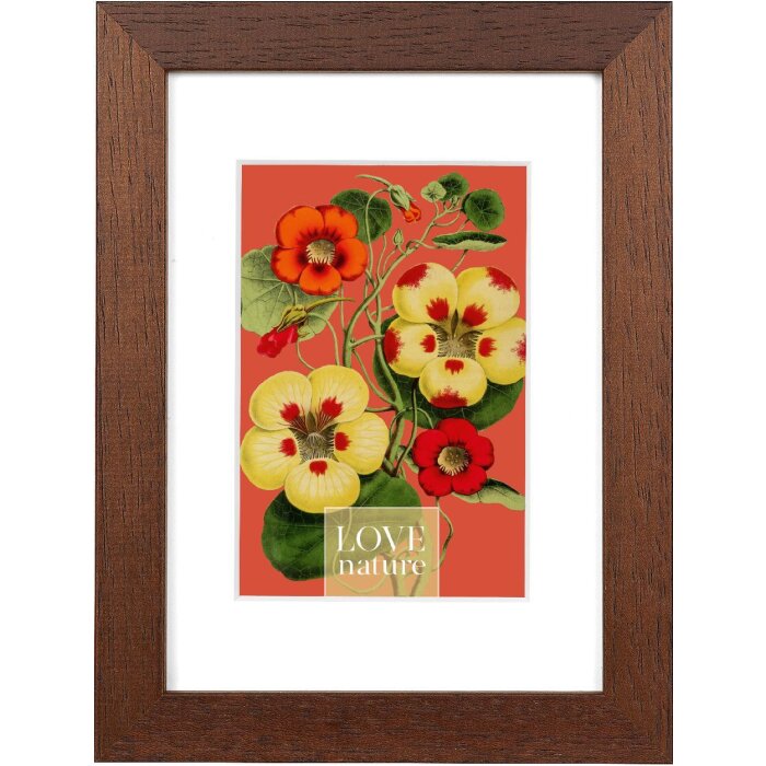 Goldbuch Bilderrahmen Rustiq braun 13x18 cm mit Passepartout 9x13 cm