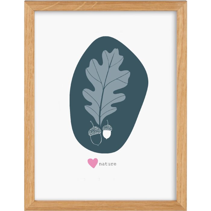 Goldbuch cadru Stejar masiv natural 30x40 cm lemn sticlă transparentă montare pe perete