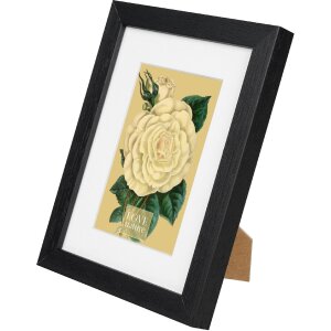 Goldbuch Bilderrahmen Rustiq schwarz 15x20 cm mit Passepartout 10x15 cm