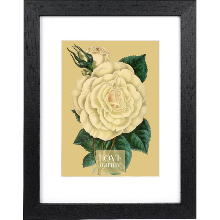 Goldbuch Bilderrahmen Rustiq schwarz 18x24 cm mit Passepartout 13x18 cm