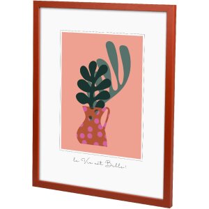 Goldbuch cadru din lemn Aura 30x40 cm Rugină lemn adevărat sticlă transparentă MDF panou din spate