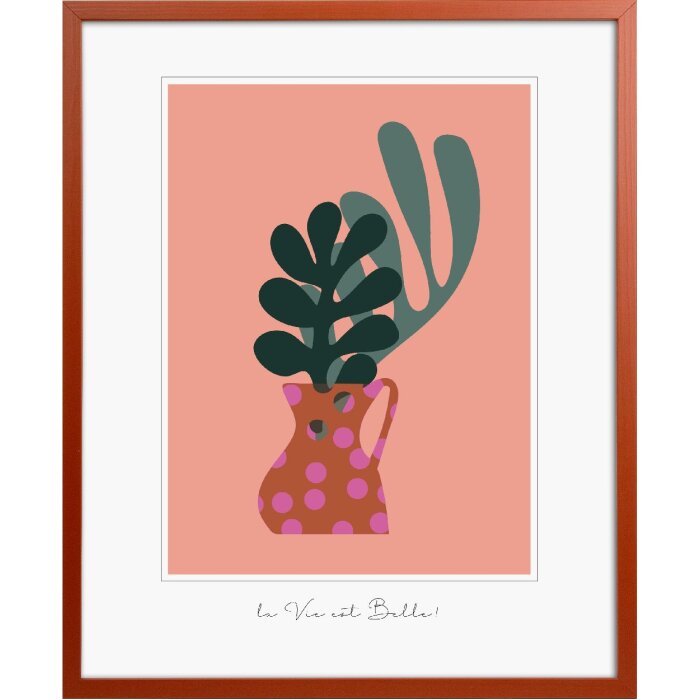 Goldbuch ramă din lemn Aura 40x50 cm Rust cadru din lemn adevărat sticlă transparentă