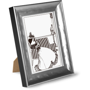 Cadru foto Goldbuch Destello 13x18 cm argintiu cu suport și sticlă transparentă