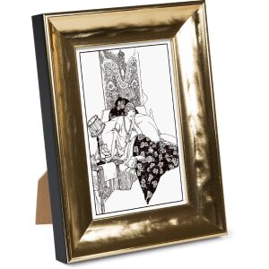 Goldbuch Fotorahmen Destello 10x15 cm gold Hammerschlagoptik Klarglas