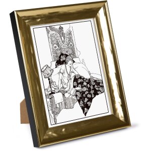 Goldbuch Fotorahmen Destello 15x20 cm gold Kunststoff Metalloptik Hammerschlag