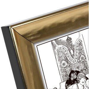 Goldbuch Fotorahmen Destello 15x20 cm gold Kunststoff Metalloptik Hammerschlag