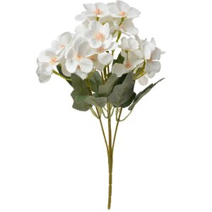 Clayre & Eef 6PL0364W Dekoration Zweig mit Blumen 16x12x30 cm