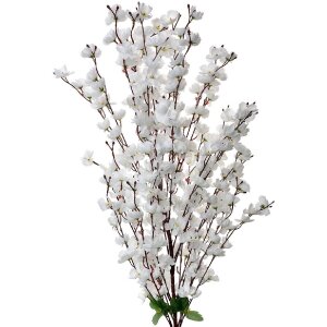 Clayre & Eef 5PL0127W Dekoration Zweig mit Blumen...