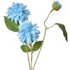 Clayre & Eef 5PL0130LBL Künstliche Blume Blau 17x10x70 cm