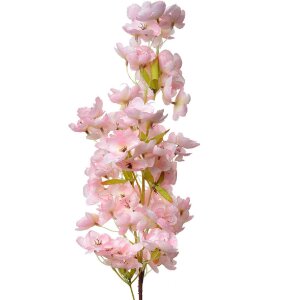 Clayre & Eef 5PL0131P Dekoration Zweig mit Blumen Rosa 16x8x98 cm