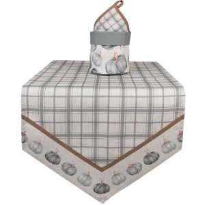 Clayre & Eef Tischläufer CSP65 Kürbis Design 50x160 cm