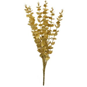 Clayre & Eef 65798 Dekoration Zweig Gold 9x8x46 cm