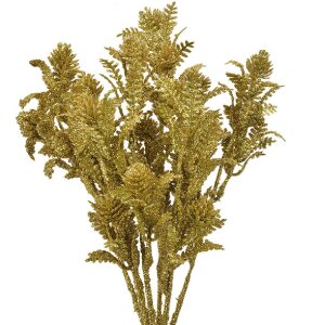 Clayre & Eef 65799 Dekoration Zweig Gold 10x7x35 cm