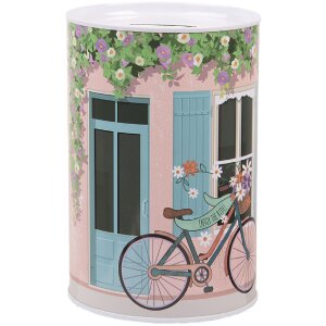 Clayre & Eef 6BL0156 Spardose Ø 10x15 cm