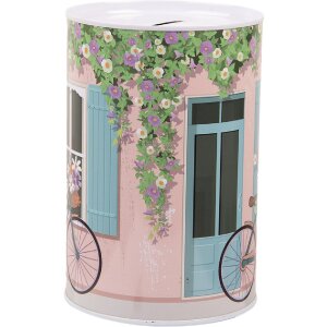 Clayre & Eef 6BL0156 Spardose Ø 10x15 cm