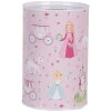 Clayre & Eef 6BL0159 Spardose Prinzessin rosa Ø10x15 cm