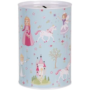 Clayre & Eef 6BL0160 Cutie de bani albastră în...