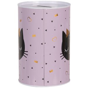 Clayre & Eef 6BL0166 Cutie de bani Pink Cat Ø...
