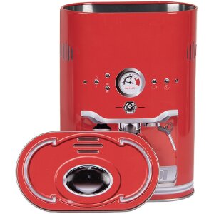 Clayre & Eef 6BL0190 Cutie de conserve Roșu 14x8x19 cm Stil rustic