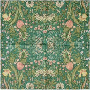 Clayre & Eef 73070 Șervețele de hârtie Verde...