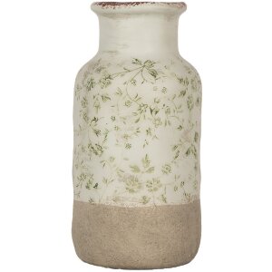 Clayre & Eef 6CE1929M Vase Grün Keramik...