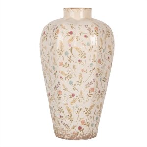 Clayre & Eef Vase 6CE1937L Beige Rosa Ø 24x40...