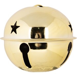 Clayre & Eef 6Y5725M Dekoration Klingel Eisen Gold...