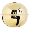 Clayre & Eef 6Y5725M Dekoration Klingel Eisen Gold Ø 9x9 cm Landhausstil