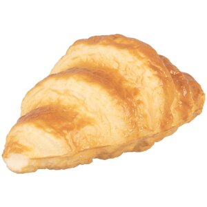Clayre & Eef Croissant decorativ maro 13x7x5 cm plastic