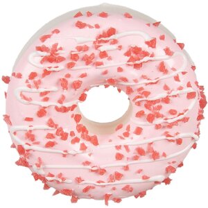 Clayre & Eef 65981 Decorațiune Donut Roz Ø 8x3...