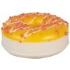 Clayre & Eef 65982 Decorațiune Donut Galben Plastic Ø 8x3 cm