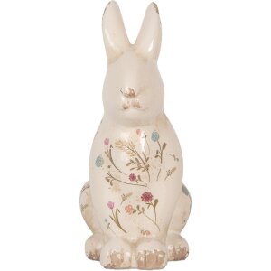 Clayre & Eef 6CE1958L Deko-Kaninchen Keramik 16x12x28...