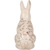 Clayre & Eef 6CE1958L Iepure decorativ ceramică 16x12x28 cm bej roz
