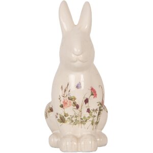 Clayre & Eef 6CE1959L Deko Kaninchen Beige Rosa...