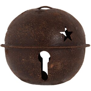 Clayre & Eef 6Y5728L Dekoration Klingel Braun Eisen...