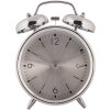 Clayre & Eef 6AC0036 Ceas deșteptător analogic argintiu 10x6x14 cm 1xAA