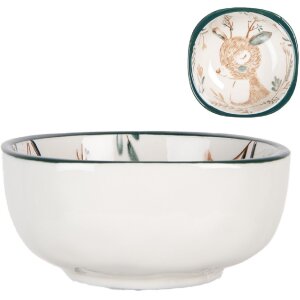 Clayre & Eef 6CEBO0071 Schale Beige Braun 10x10x5 cm...