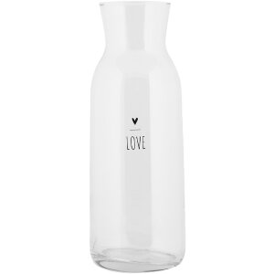 Clayre & Eef BHSGL0001 Karaffe Glas 1000 ml Ø...