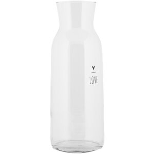 Clayre & Eef BHSGL0001 Carafe din sticlă 1000 ml...