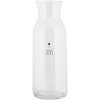 Clayre & Eef BHSGL0001 Carafe din sticlă 1000 ml Ø 9x25 cm stil country