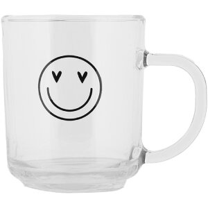 Clayre & Eef BHSGL0014 Teeglas Transparent 11x8x9 cm...