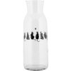 Clayre & Eef PWSGL0001 Karaffe Glas Katzenmotiv Ø 9x25 cm 1000 ml
