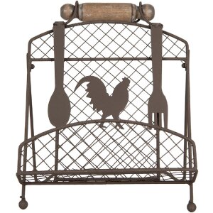 Clayre & Eef 6Y5708 Buchständer Braun Eisen...