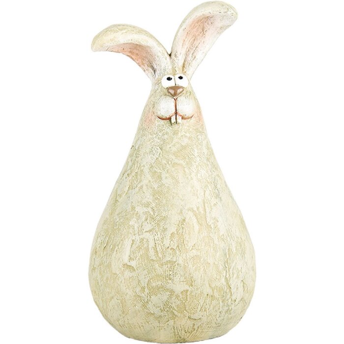 Clayre & Eef 6PR5278 Iepure decorativ verde Ø 9x16 cm Stil rustic