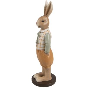 Clayre & Eef 6PR5127 Iepure decorativ maro portocaliu...