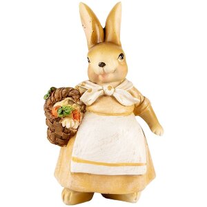 Clayre & Eef 6PR5235 Deko Kaninchen Braun Beige...